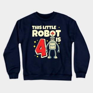 This little robit is now 4 Crewneck Sweatshirt